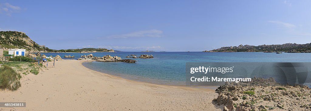 Maddalena Island, a beach