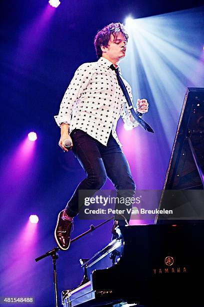 Jamie Cullum performs live at Port Of Rotterdam on July 11, 2015 in Rotterdam, Netherlands.