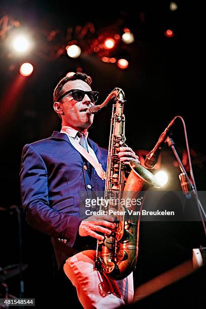 Benjamin Herman performs live on stage at Port Of Rotterdam on July 11, 2015 in Rotterdam, Netherlands.