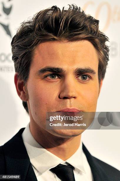 Paul Wesley attends the Humane Society of the United States 60th Anniversary Benefit Gala at The Beverly Hilton Hotel on March 29, 2014 in Beverly...