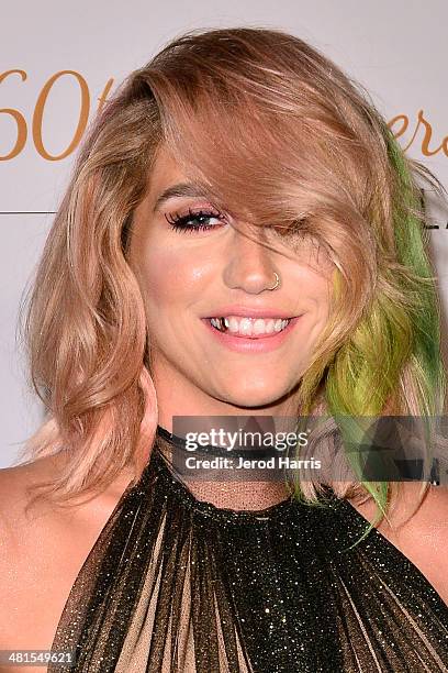 Ke$ha attends the Humane Society of the United States 60th Anniversary Benefit Gala at The Beverly Hilton Hotel on March 29, 2014 in Beverly Hills,...