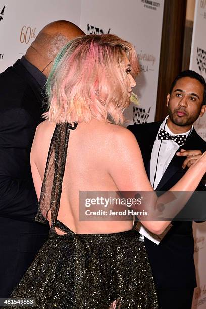 Ke$ha attends the Humane Society of the United States 60th Anniversary Benefit Gala at The Beverly Hilton Hotel on March 29, 2014 in Beverly Hills,...