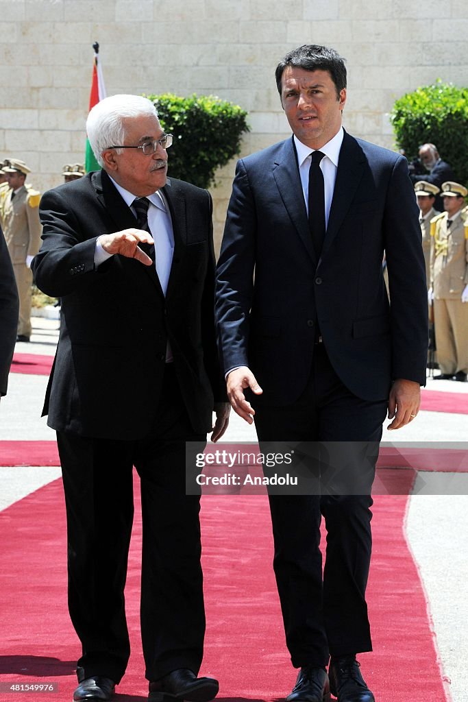 Italian Prime Minister visits West Bank