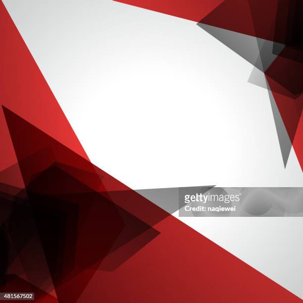red transparenz muster hintergrund - triangel stock-grafiken, -clipart, -cartoons und -symbole