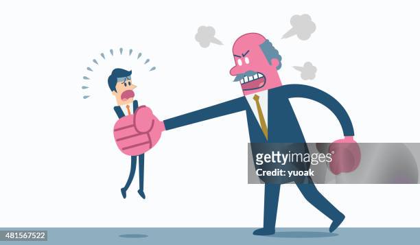 76 Man In Suit Yelling Cartoon High Res Illustrations - Getty Images