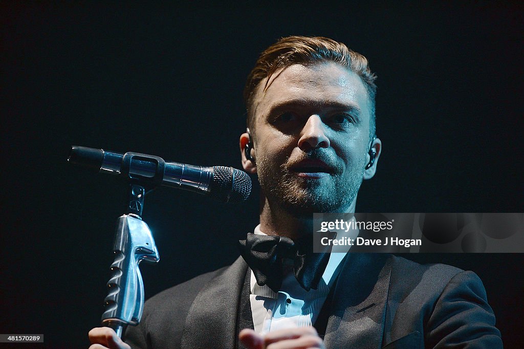 Justin Timberlake Performs At The Motorpoint Arena, Sheffield