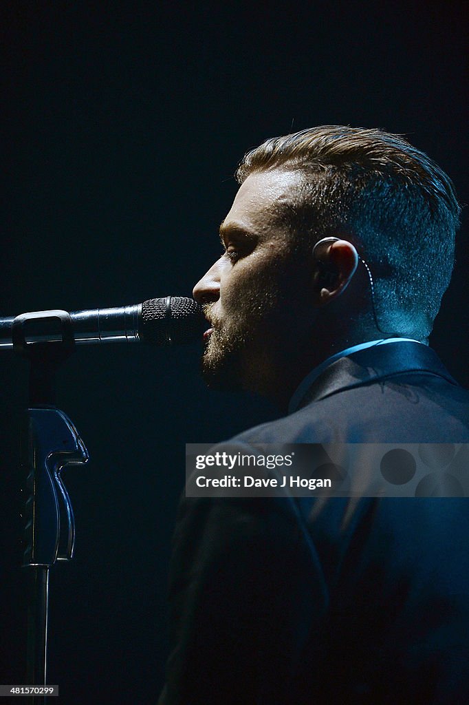 Justin Timberlake Performs At The Motorpoint Arena, Sheffield