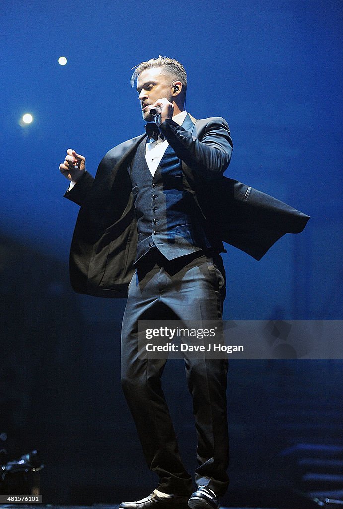 Justin Timberlake Performs At The Motorpoint Arena, Sheffield