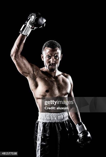 african descent boxer - boxing winner stock pictures, royalty-free photos & images