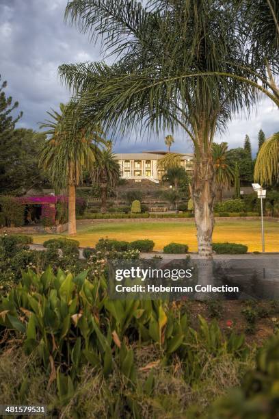 The Tintenpalast Goverment Building and National Symbol of Namibia in Windhoek With Famous Parliament Gardens in Robert Mugabe Avenue