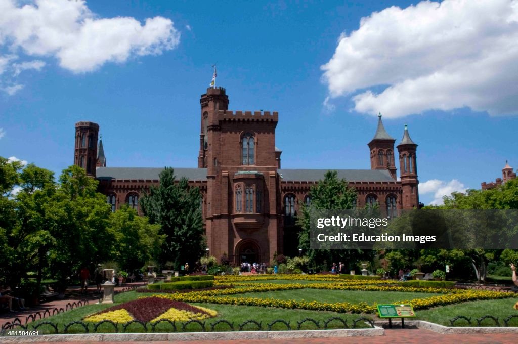 Smithsonian Castle and garden, Washington, DC