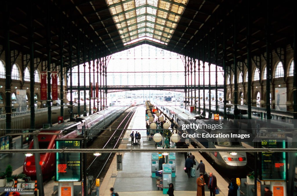 Gare du Nord ,train station, Paris, France