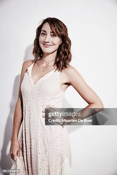 Actress Bree Turner of 'Grimm' poses for a portrait at the Getty Images Portrait Studio Powered By Samsung Galaxy At Comic-Con International 2015 at...