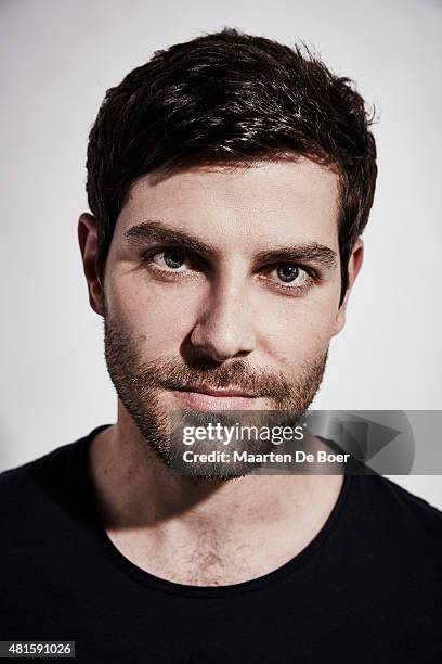 Actor David Giuntoli of 'Grimm' poses for a portrait at the Getty Images Portrait Studio Powered By Samsung Galaxy At Comic-Con International 2015 at...