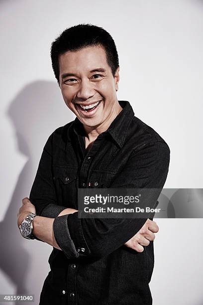 Actor Reggie Lee of 'Grimm' poses for a portrait at the Getty Images Portrait Studio Powered By Samsung Galaxy At Comic-Con International 2015 at...