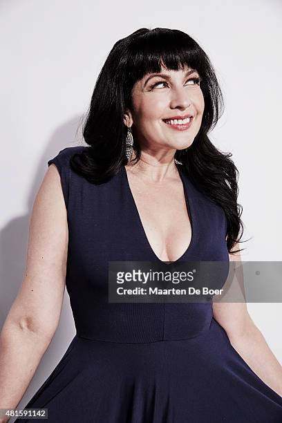 Voice actress Grey DeLisle poses for a portrait at the Getty Images Portrait Studio Powered By Samsung Galaxy At Comic-Con International 2015 at Hard...