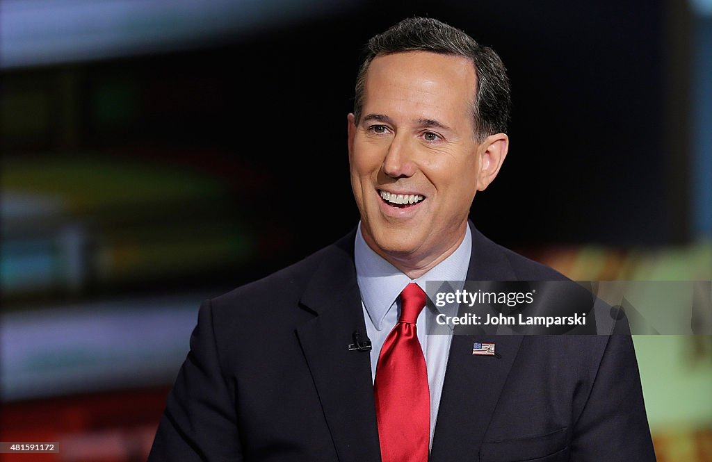Rick Santorum Visits "Cavuto: Coast To Coast"