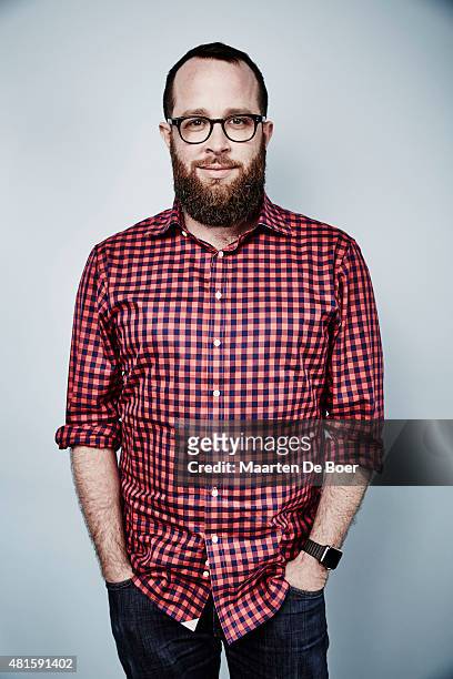 Producer Martin Gero of 'Blindspot' poses for a portrait at the Getty Images Portrait Studio Powered By Samsung Galaxy At Comic-Con International...