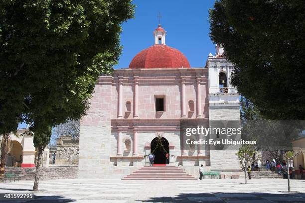 Mexico, Oaxaca State, Oaxaca, Iglesia de San Pablo, San Pablo Church, San Pablo Villa de Mitla, Mitla,.