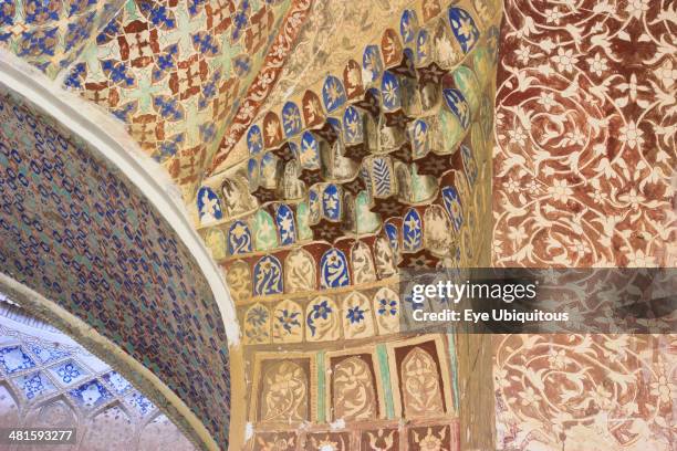 Afghanistan, Mother of Cities, Balkh, Mosque interior at the ruins of Takht-i-Pul, once an elite suburb of Balkh built by Amir AfzalKhan in 1855...