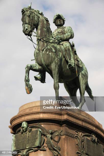 Austria, Vienna, Statue of Archduke Albert Duke of Teschen.