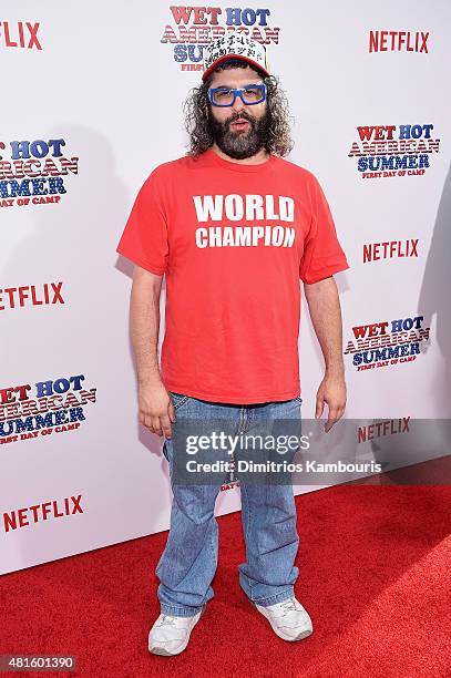 Judah Friedlander attends the "Wet Hot American Summer: First Day of Camp" Series Premiere at SVA Theater on July 22, 2015 in New York City.