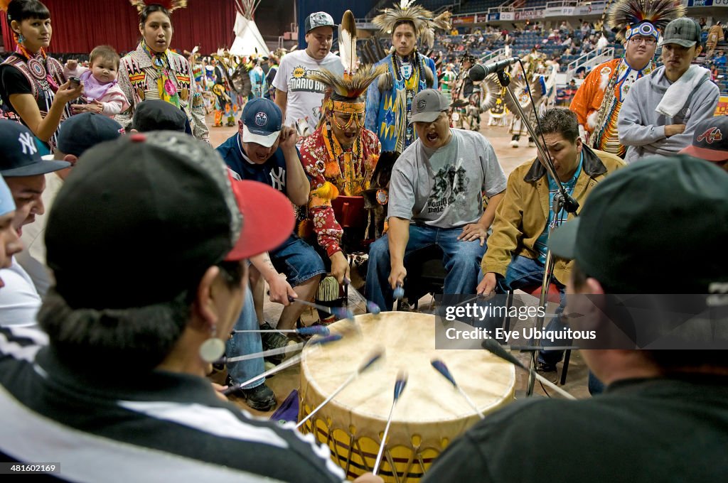 International Peace Pow Wow Drumming and singing group