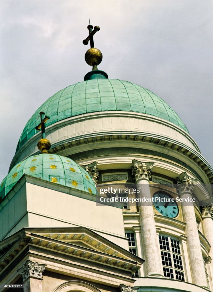 Domes of the Helsinki Lutheran Cathedral, Finland