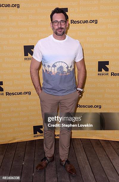 Personality Lawrence Zarian attends the IRC's fifth annual GenR Summer Party on July 22, 2015 in New York City.