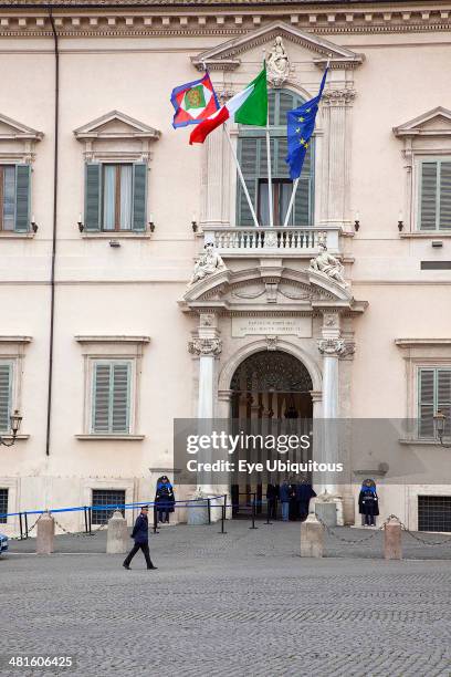 Italy, Lazio, Rome, Palazzo del Quirinale official residence of the Italian President.