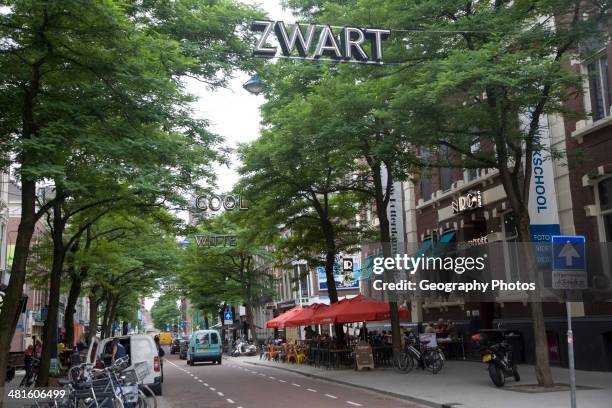 Witte de Withstraat is the main street for arts, culture, avant-garde shopping, and nightlife in central Rotterdam, Netherlands.