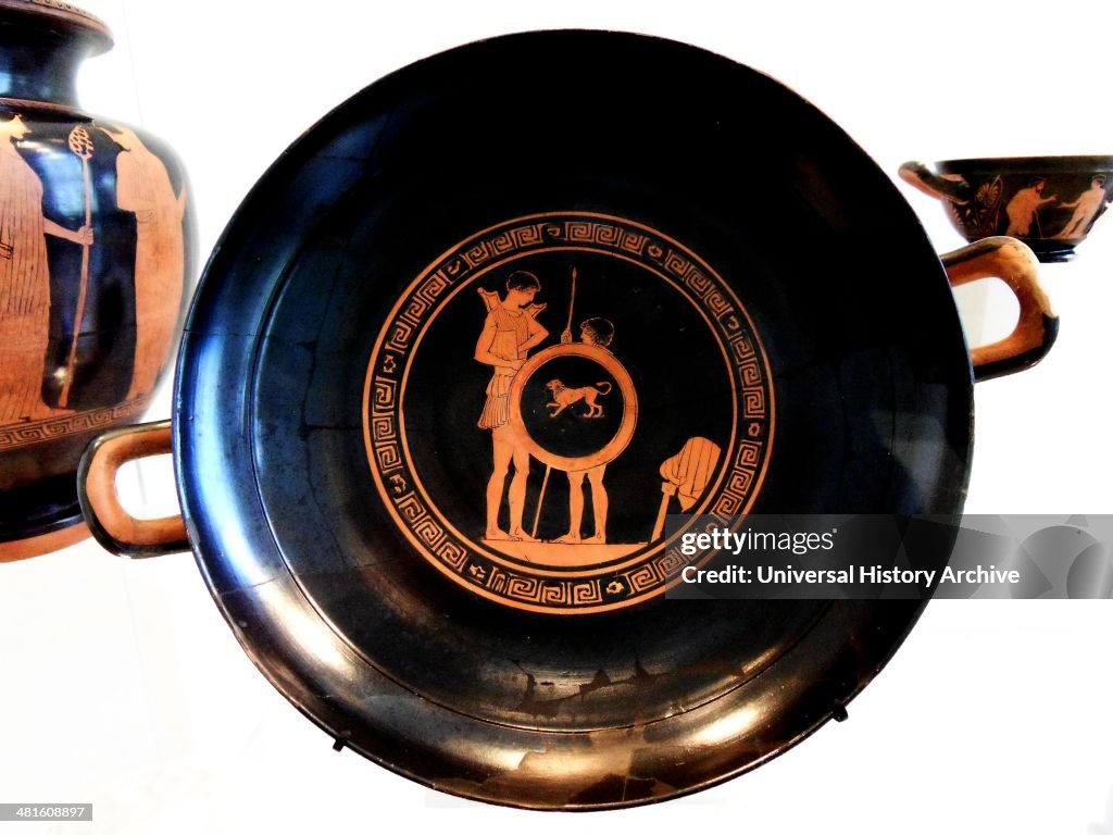 Terracotta Kylix (Drinking Cup) 350 B.C.