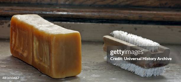 Selection of 16th Century Soaps. Soap is a salt of a fatty acid. Charlecote Park