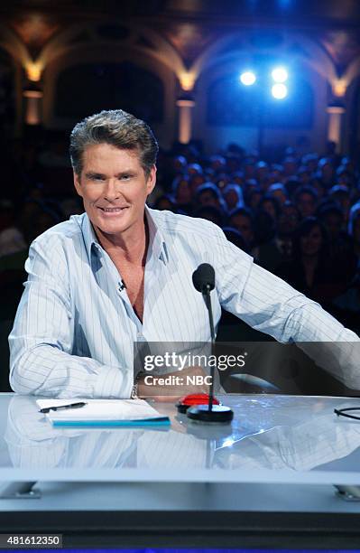 Season 3 -- Pictured: David Hasselhoff, Judge --