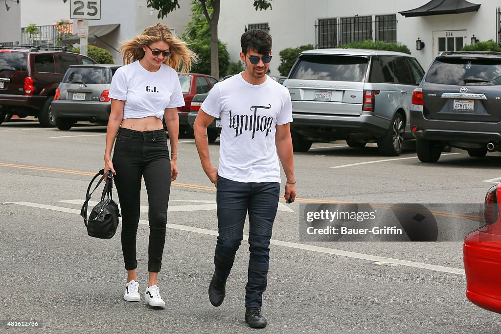 Celebrity Sightings In Los Angeles - July 22, 2015