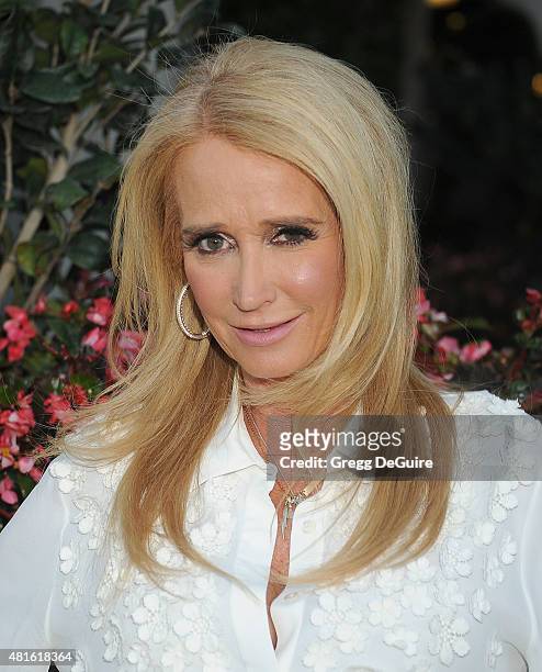 Actress Kim Richards arrives at the premiere of "Sharknado 3: Oh Hell No!" at iPic Theaters on July 22, 2015 in Los Angeles, California.
