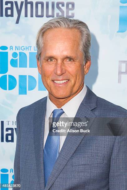 Gregory Harrison attends "A Night With Janis Joplin" Los Angeles Opening Night Performance at Pasadena Playhouse on July 22, 2015 in Pasadena,...