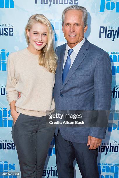 Lillian Harrison and Gregory Harrison attend "A Night With Janis Joplin" Los Angeles Opening Night Performance at Pasadena Playhouse on July 22, 2015...