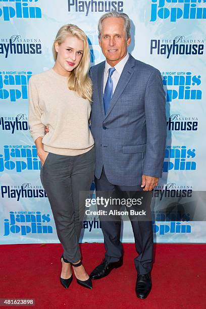 Lillian Harrison and Gregory Harrison attend "A Night With Janis Joplin" Los Angeles Opening Night Performance at Pasadena Playhouse on July 22, 2015...