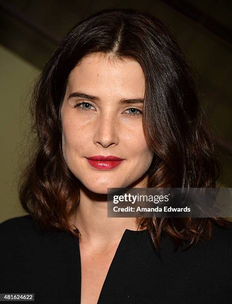 Actress Cobie Smulders attends the Los Angeles Times Indie Focus screening and cast Q&A of "Unexpected" at the Sundance Sunset Cinema on July 22,...