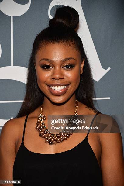 Actress Gail Bean attends the Los Angeles Times Indie Focus screening and cast Q&A of "Unexpected" at the Sundance Sunset Cinema on July 22, 2015 in...