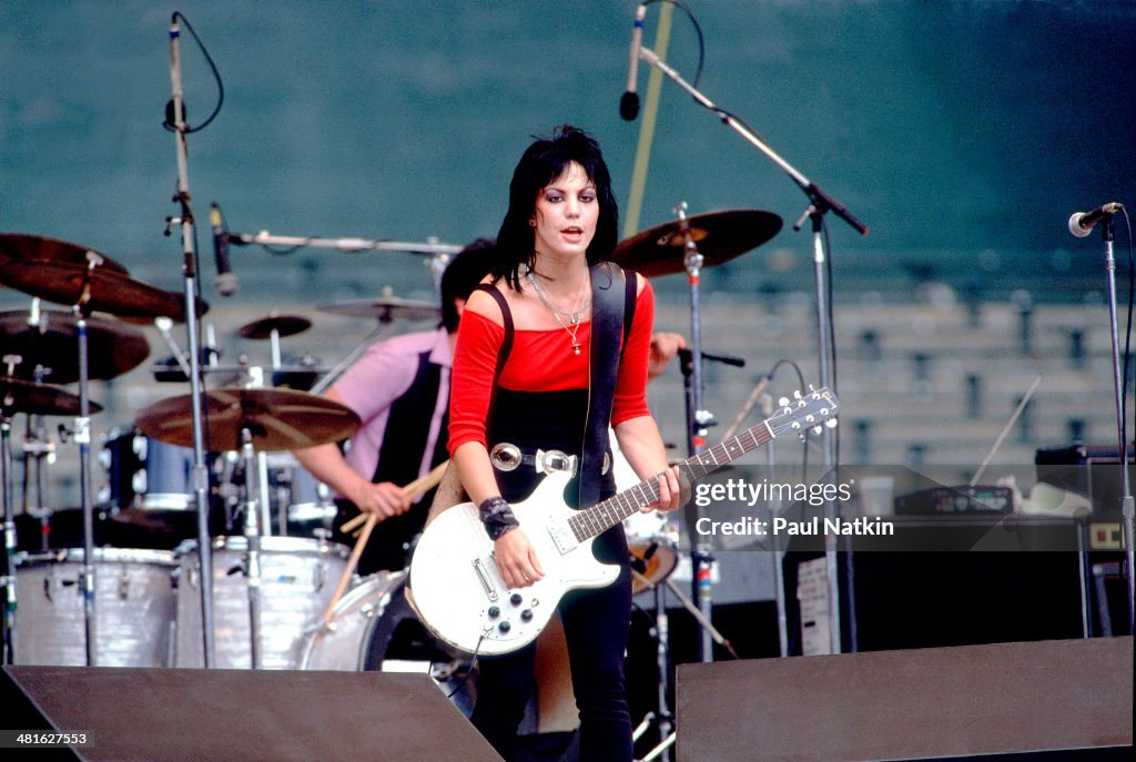 Joan Jett Performs Onstage