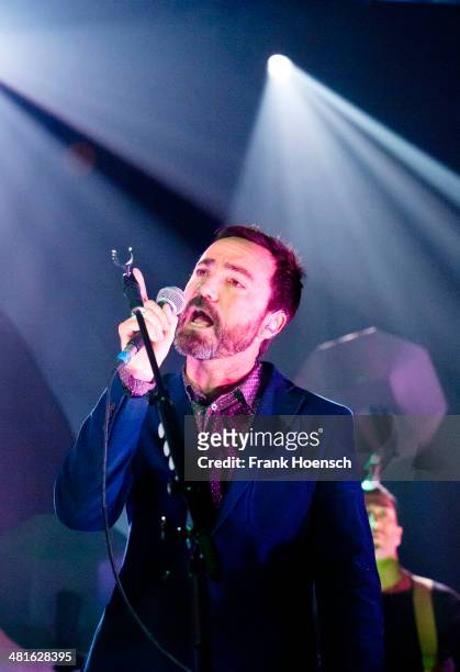 James Mercer of Broken Bells performs live during a concert at the Huxleys on March 30, 2014 in Berlin, Germany.