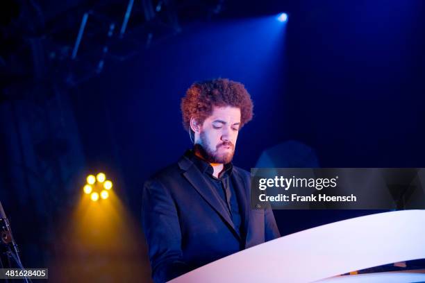 Brian Burton of Broken Bells performs live during a concert at the Huxleys on March 30, 2014 in Berlin, Germany.