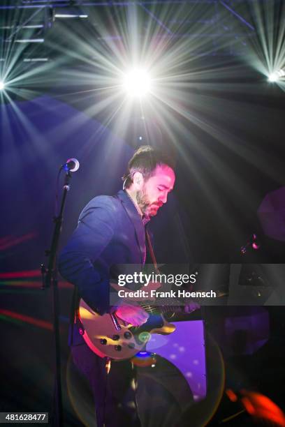 James Mercer of Broken Bells performs live during a concert at the Huxleys on March 30, 2014 in Berlin, Germany.