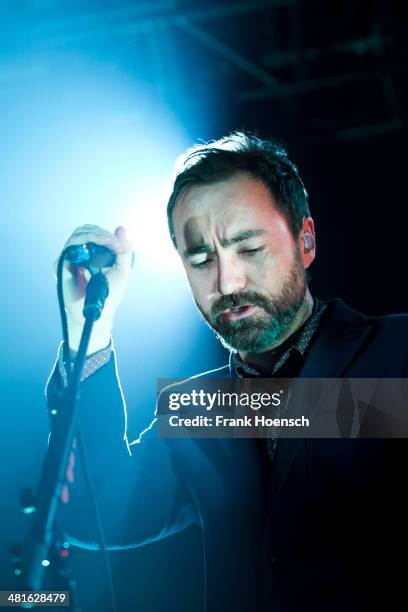 James Mercer of Broken Bells performs live during a concert at the Huxleys on March 30, 2014 in Berlin, Germany.