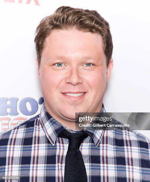 Actor Michael Blaiklock attends the 'Wet Hot American Summer: First Day of Camp' Series Premiere at SVA Theater on July 22, 2015 in New York City.