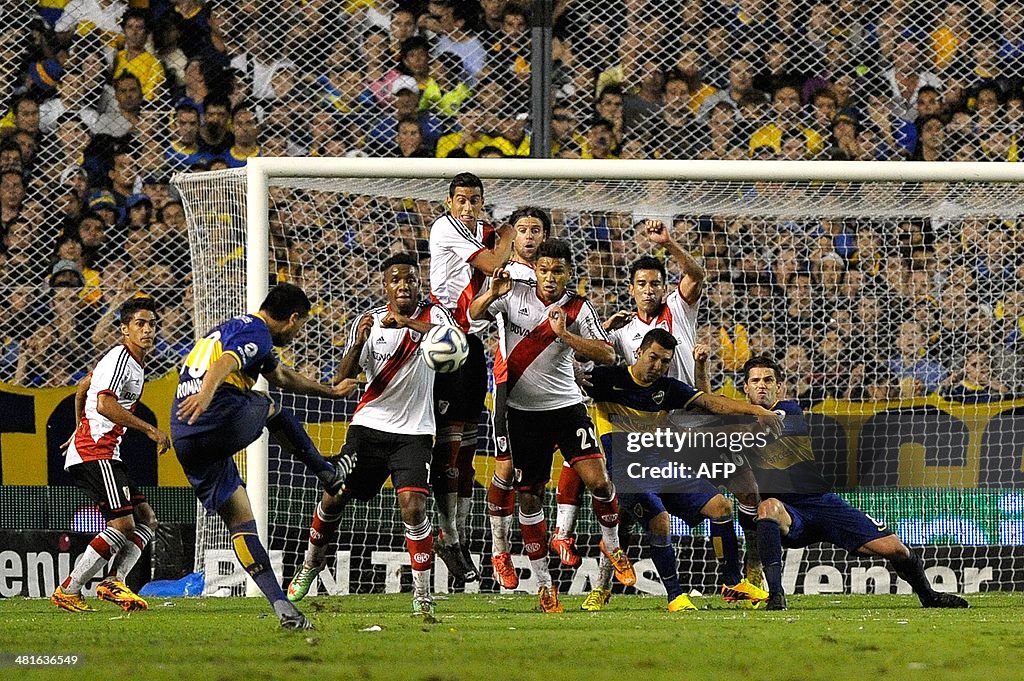 FBL-ARGENTINA-BOCA JUNIORS-RIVER PLATE