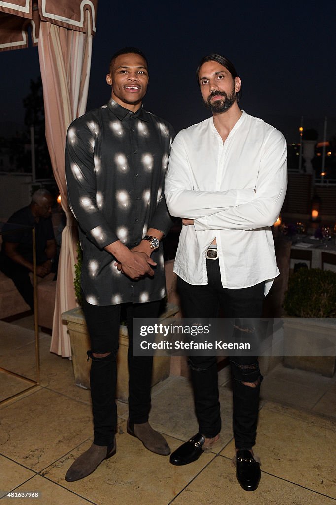 Barneys New York Hosts Dinner To Celebrate The Fragrance Collaboration Between Russell Westbrook And Ben Gorham Of Byredo