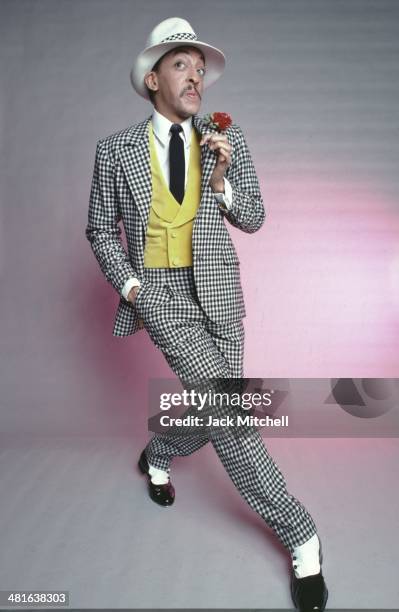 Dancer Gregory Hines in costume for his starring role in 'Sophisticated Ladies' on Broadway photographed in 1980.